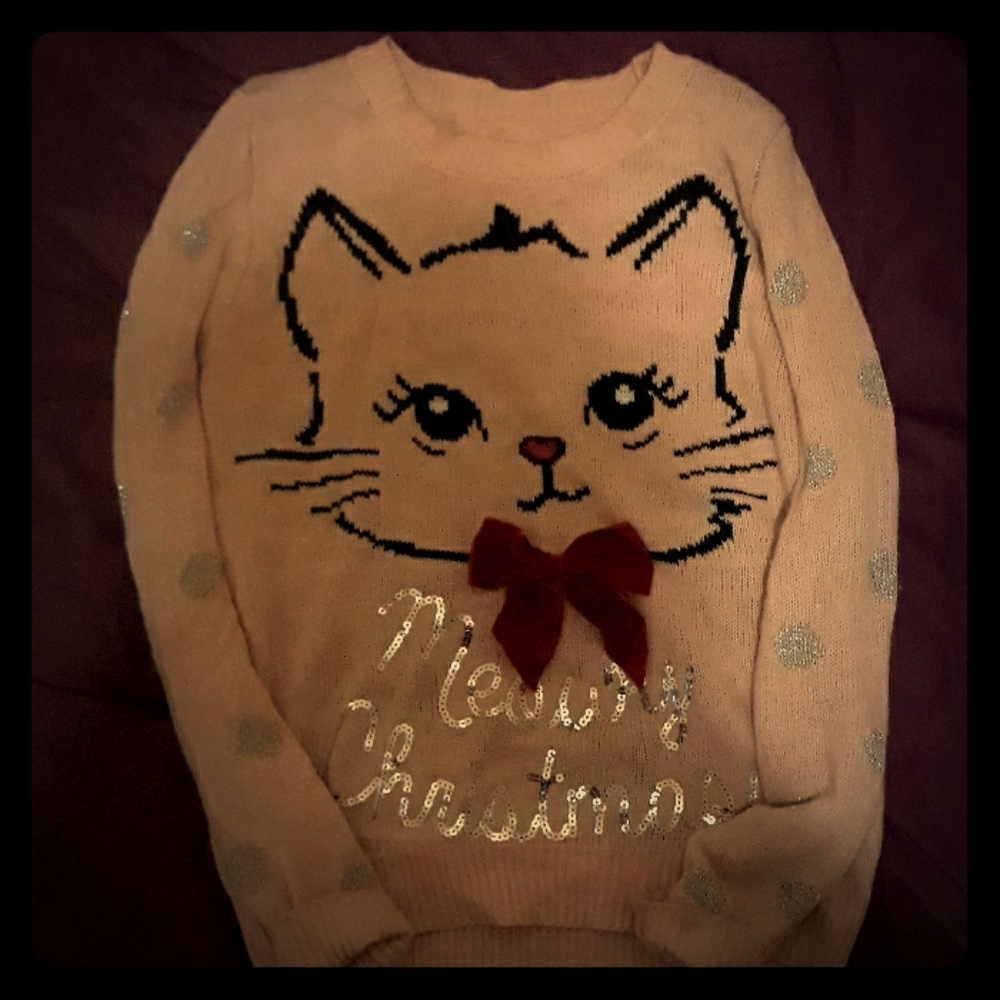Christmas Cat Sweater